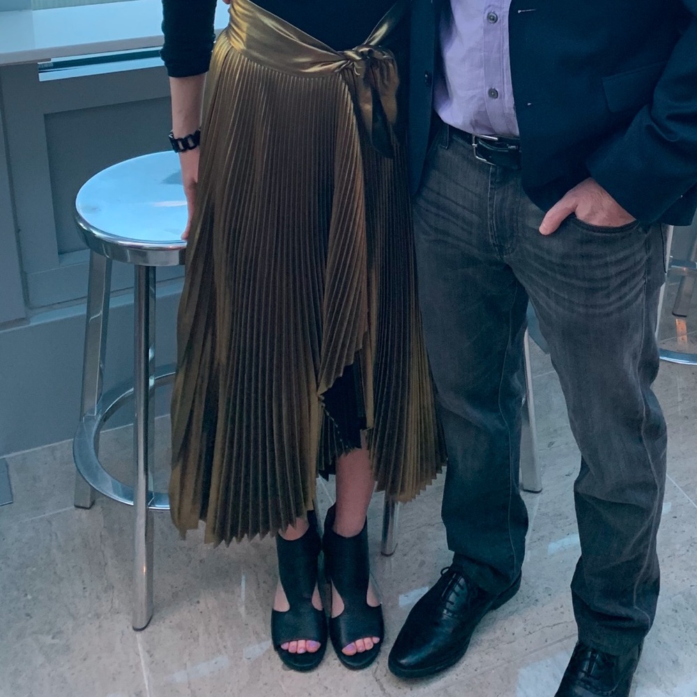 ALC Gold Eleanor Skirt